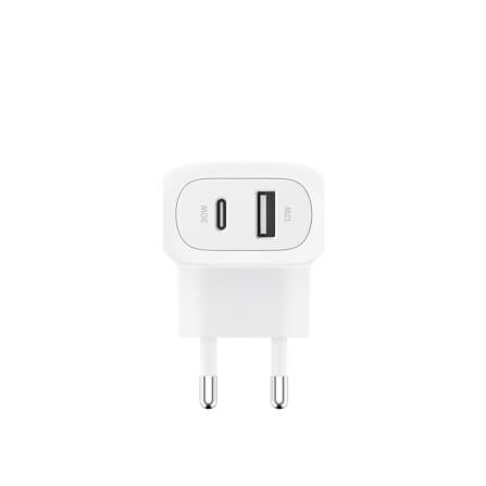 หัวชาร์จเร็ว Belkin รุ่น WCB009thWH 2 ช่อง USB-C 30W + USB-A 12W สีขาว_2